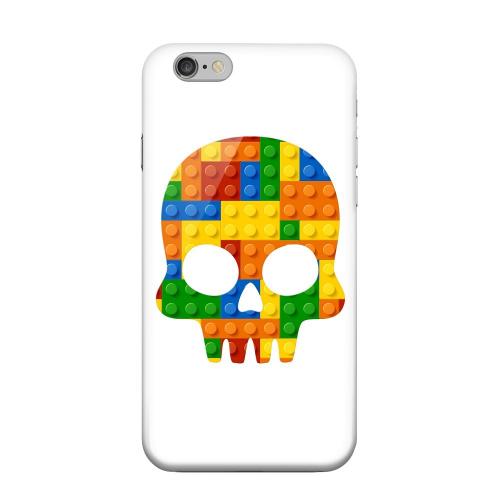 Geeks Designer Line (GDL) Apple iPhone 6 Matte Hard Back Cover - Blocks Skull Geeks Designer Line (GDL) Apple iPhone 6 Matte Hard Back Cover - Blocks Skull