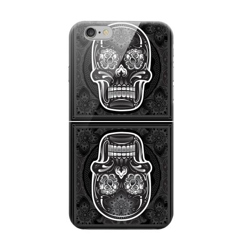 Geeks Designer Line (GDL) Apple iPhone 6 Matte Hard Back Cover - Domino Double Skull