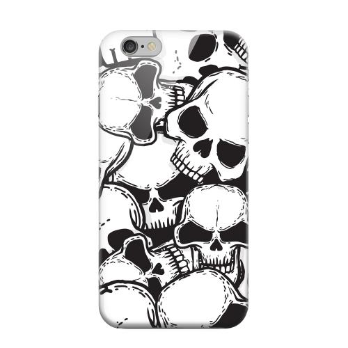 Geeks Designer Line (GDL) Apple iPhone 6 Matte Hard Back Cover - Doom Skulls