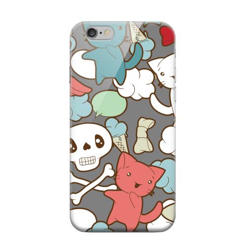 Geeks Designer Line (GDL) Apple iPhone 6 Matte Hard Back Cover - Hello Neko Skull Geeks Designer Line (GDL) Apple iPhone 6 Matte Hard Back Cover - Hello Neko Skull
