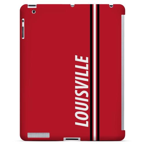 Louisville - Geeks Designer Line March Madness Series Hard Case for Apple iPad (3rd & 4th Gen.)