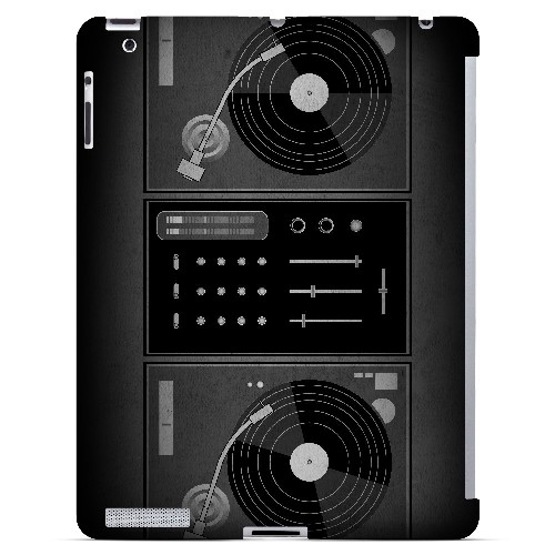 Turntabliss - Geeks Designer Line Music Series Hard Case for Apple iPad (3rd & 4th Gen.)
