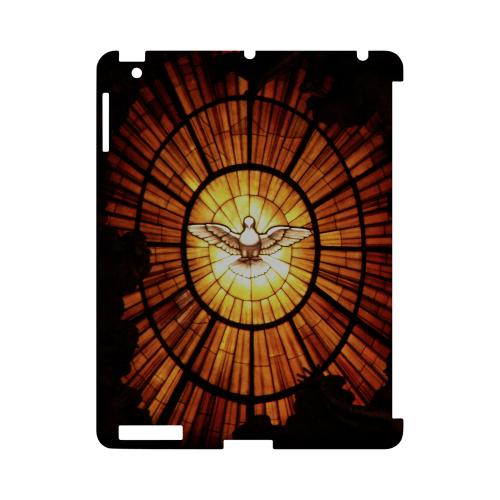Holy Spirit Glass - Geeks Designer Line (GDL) Bible Verse Series Hard Back Cover for Apple iPad (3rd & 4th Gen.)
