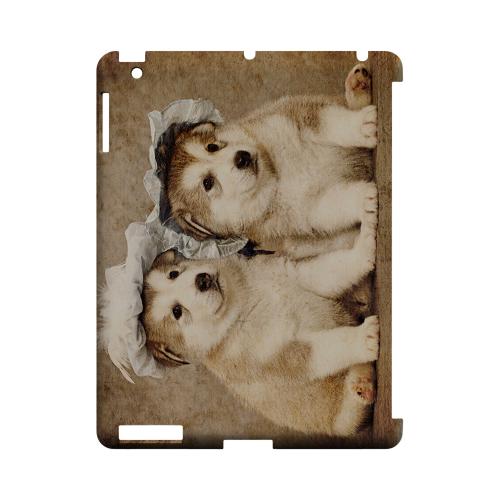 Alaskan Malamute Geeks Designer Line Puppy Series Slim Hard Case for Apple iPad (3rd & 4th Gen.)