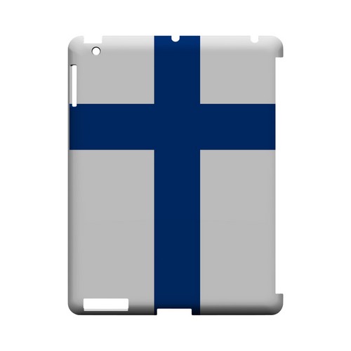 Finland Geeks Designer Line Flag Series Slim Hard Case for Apple iPad (3rd & 4th Gen.)