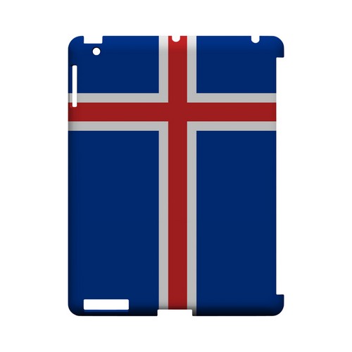 Iceland Geeks Designer Line Flag Series Slim Hard Case for Apple iPad (3rd & 4th Gen.)