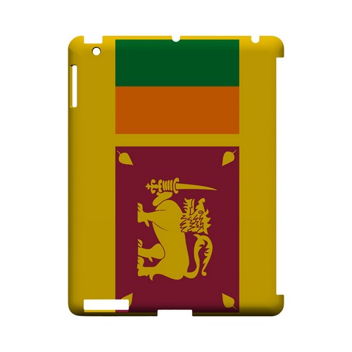 Sri Lanka Geeks Designer Line Flag Series Slim Hard Case for Apple iPad (3rd & 4th Gen.)