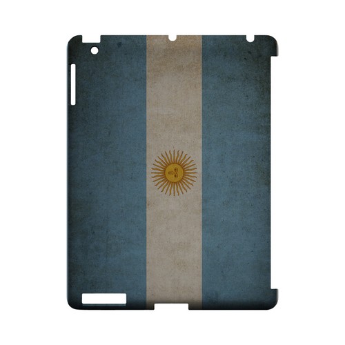 Grunge Argentina Geeks Designer Line Flag Series Slim Hard Case for Apple iPad (3rd & 4th Gen.)