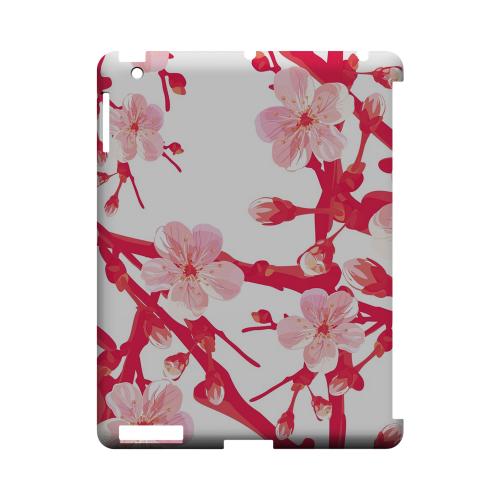Hot Pink Cherry Blossom - Geeks Designer Line Floral Series Hard Case for Apple iPad (3rd & 4th Gen.)