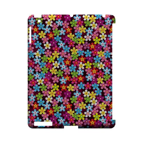 Multi-Colored Flowers - Geeks Designer Line Floral Series Hard Case for Apple iPad (3rd & 4th Gen.)