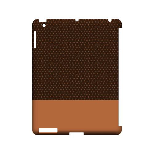 Little Circle Dots Nectarine - Geeks Designer Line Pantone Color Series Hard Case for Apple iPad (3rd & 4th Gen.)