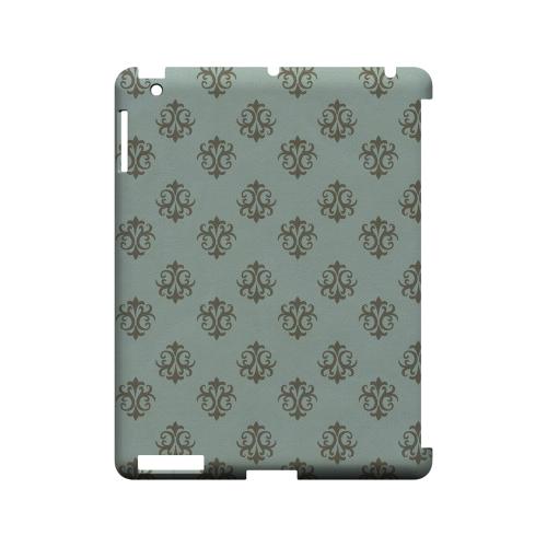Ornamental Dusk Blue - Geeks Designer Line Pantone Color Series Hard Case for Apple iPad (3rd & 4th Gen.)