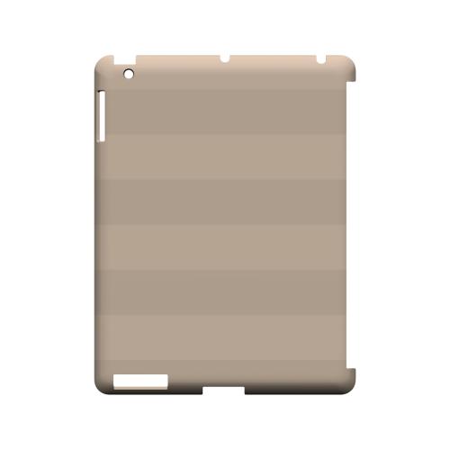 Stripes Linen - Geeks Designer Line Pantone Color Series Hard Case for Apple iPad (3rd & 4th Gen.)