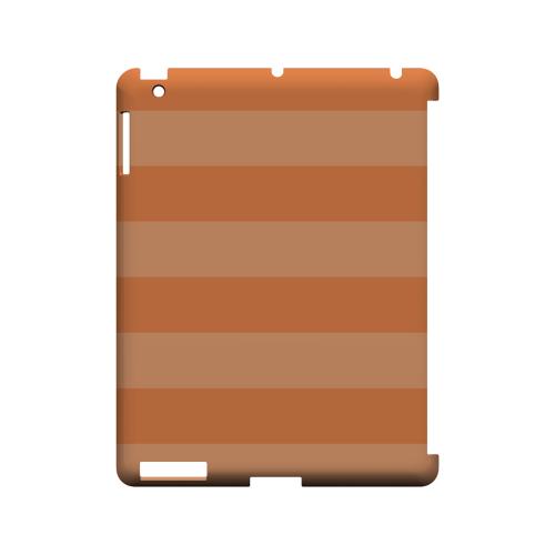 Stripes Nectarine - Geeks Designer Line Pantone Color Series Hard Case for Apple iPad (3rd & 4th Gen.)