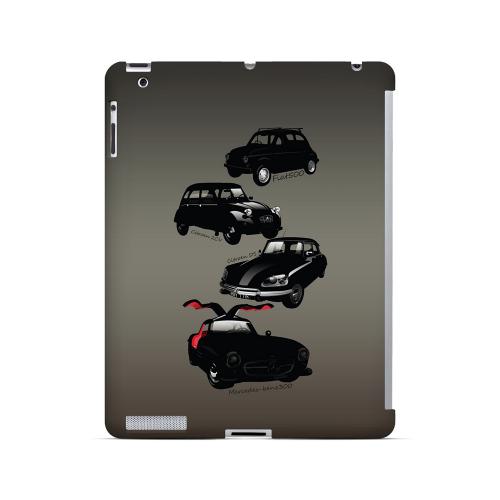 Classic Euro Cars Fade - Geeks Designer Line Auto Series Hard Case for Apple iPad (3rd & 4th Gen.)