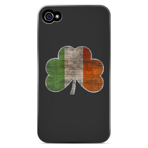 Irish Clover Flag - Geeks Designer Line Holiday Series Matte Case for Apple iPhone 4/4S