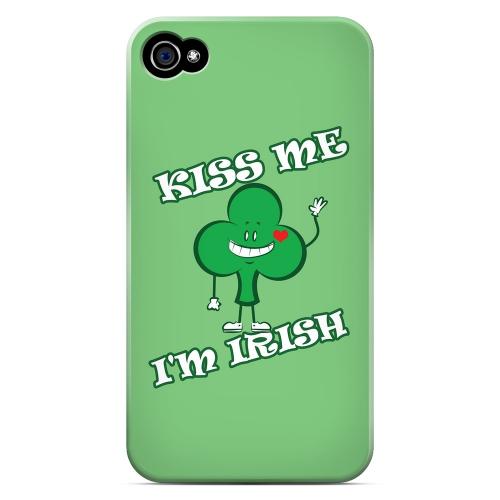 Kiss Me - Geeks Designer Line Holiday Series Matte Case for Apple iPhone 4/4S
