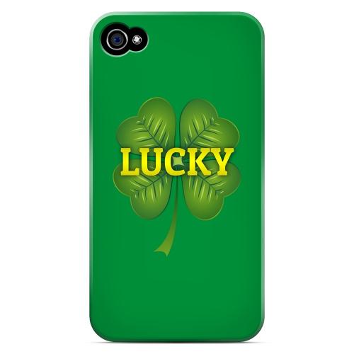 Lucky - Geeks Designer Line Holiday Series Matte Case for Apple iPhone 4/4S