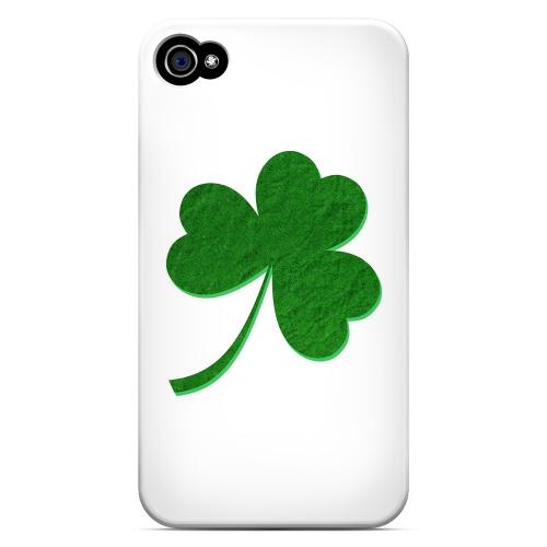 Simple Clover - Geeks Designer Line Holiday Series Matte Case for Apple iPhone 4/4S