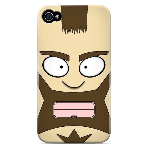 Zman - Geeks Designer Line Toon Series Matte Case for Apple iPhone 4/4S