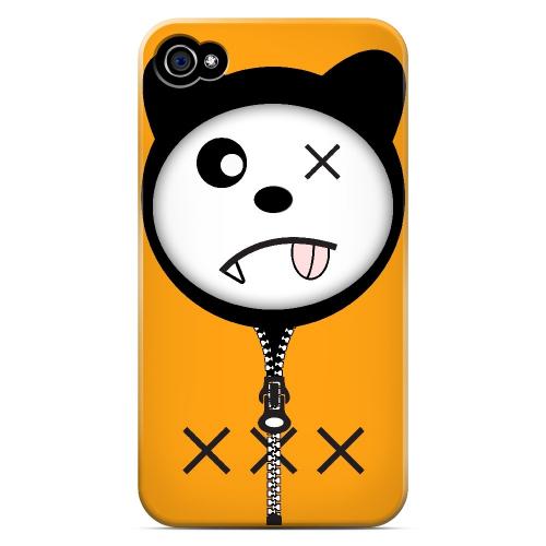 XXX - Geeks Designer Line Hoodie Kitty Series Matte Case for Apple iPhone 4/4S