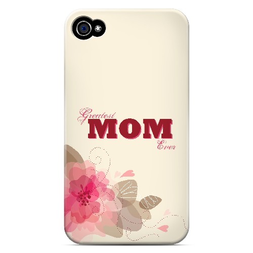 Greatest Mom Ever - Geeks Designer Line Mom Series Matte Case for Apple iPhone 4/4S