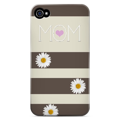Mom Daisy - Geeks Designer Line Mom Series Matte Case for Apple iPhone 4/4S