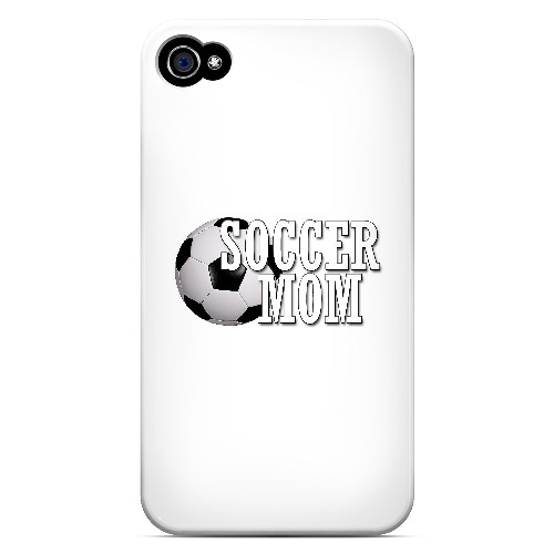 Soccer Mom - Geeks Designer Line Mom Series Matte Case for Apple iPhone 4/4S