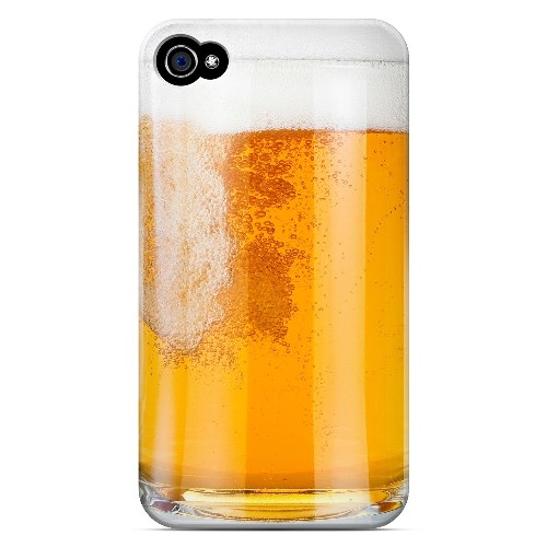 Beer Mug - Geeks Designer Line Humor Series Matte Case for Apple iPhone 4/4S
