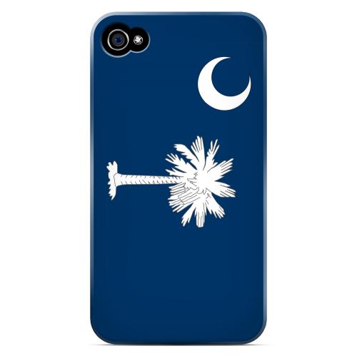 South Carolina - Geeks Designer Line Flag Series Matte Back Case for Apple iPhone 4/4S