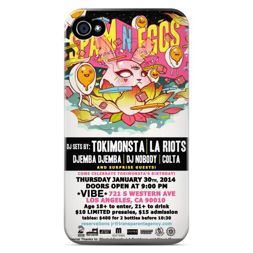 TokiMonsta's Birthday Special 2.0 SPAM N EGGS Hard Case for Apple iPhone 4