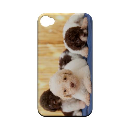 Three Buddies Geeks Designer Line Puppy Series Matte Hard Case for Apple iPhone 4/4S