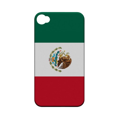 Mexico Geeks Designer Line Flag Series Matte Hard Case for Apple iPhone 4/4S