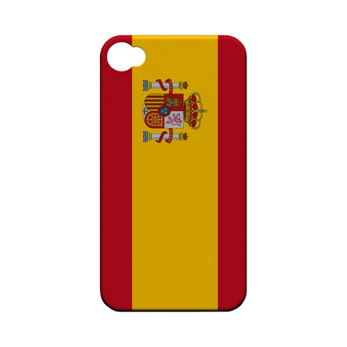 Spain Geeks Designer Line Flag Series Matte Hard Case for Apple iPhone 4/4S