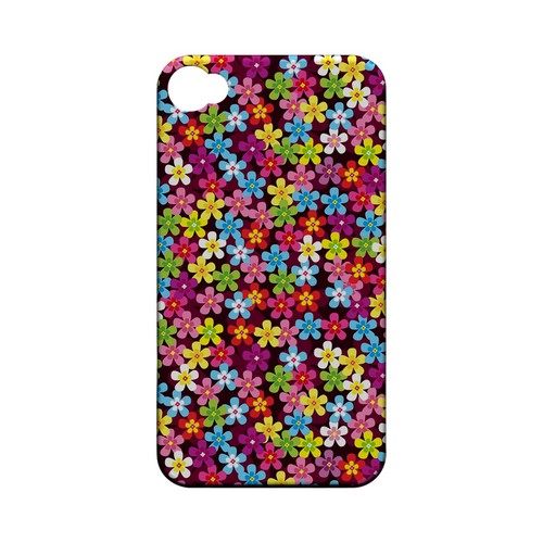 Multi-Colored Flowers - Geeks Designer Line Floral Series Matte Case for Apple iPhone 4/4S