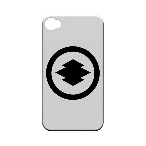 Hishi Kamon - Geeks Designer Line Tattoo Series Matte Case for Apple iPhone 4/4S