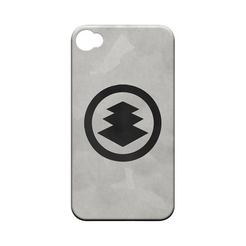 Hishi Kamon on Paper - Geeks Designer Line Tattoo Series Matte Case for Apple iPhone 4/4S