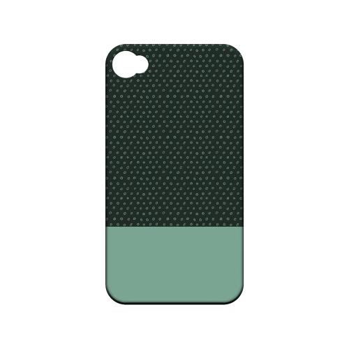Little Circle Dots Grayed Jade - Geeks Designer Line Pantone Color Series Matte Case for Apple iPhone 4/4S