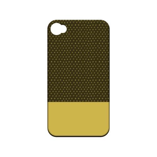 Little Circle Dots Lemon Zest - Geeks Designer Line Pantone Color Series Matte Case for Apple iPhone 4/4S