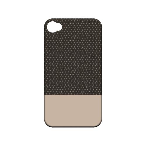 Little Circle Dots Linen - Geeks Designer Line Pantone Color Series Matte Case for Apple iPhone 4/4S