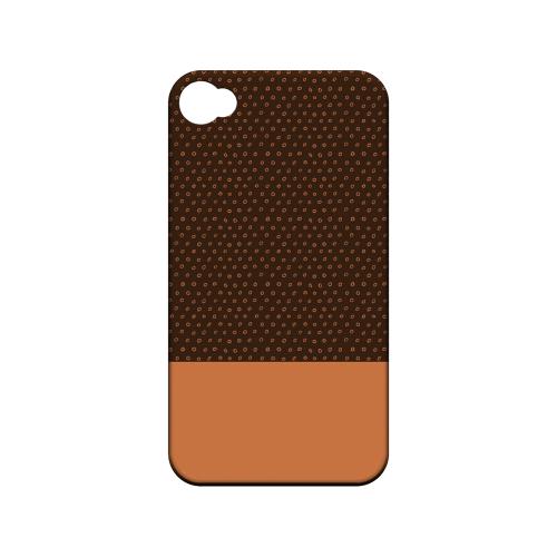 Little Circle Dots Nectarine - Geeks Designer Line Pantone Color Series Matte Case for Apple iPhone 4/4S