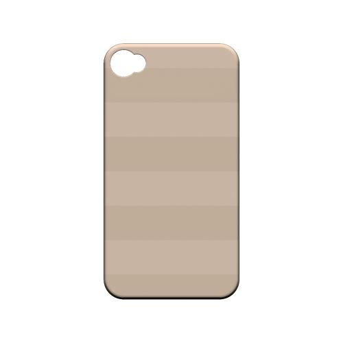 Stripes Linen - Geeks Designer Line Pantone Color Series Matte Case for Apple iPhone 4/4S