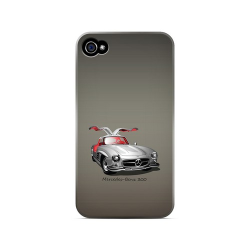 Classic Benz 300 Fade - Geeks Designer Line Auto Series Matte Case for Apple iPhone 4/4S