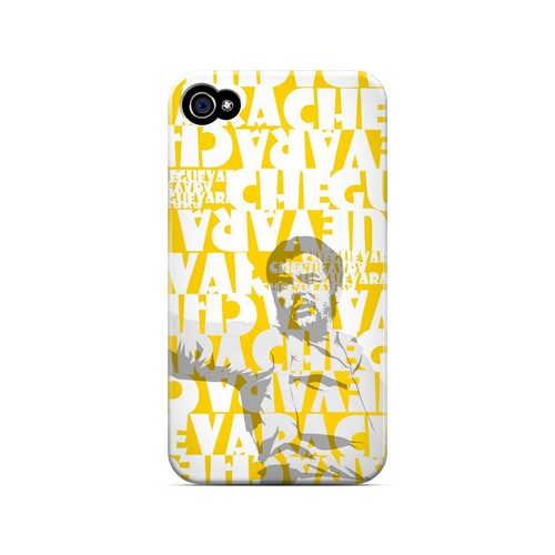 Che Guevara Discurso Faded Yellow - Geeks Designer Line Revolutionary Series Matte Case for Apple iPhone 4/4S