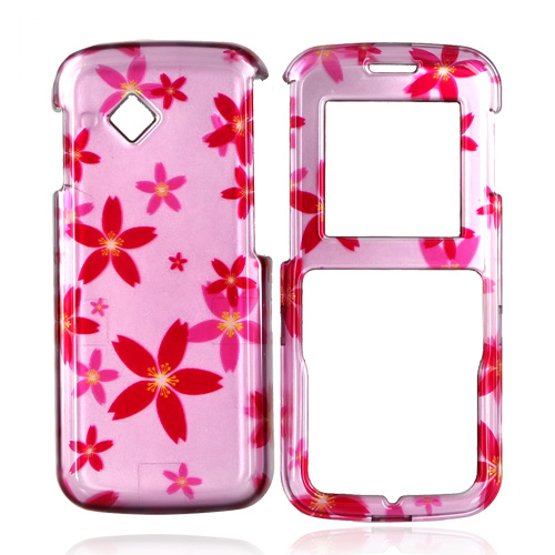LG 100 Hard Case - Pink Flowers on Pink