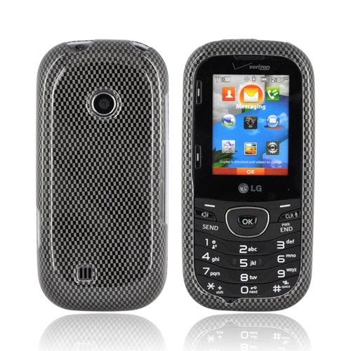 LG Cosmos 2 VN251 Hard Case - Carbon Fiber