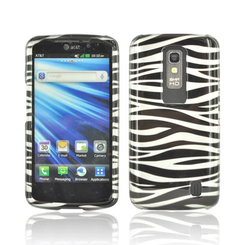 LG Nitro Hard Case - Black/ Silver Zebra