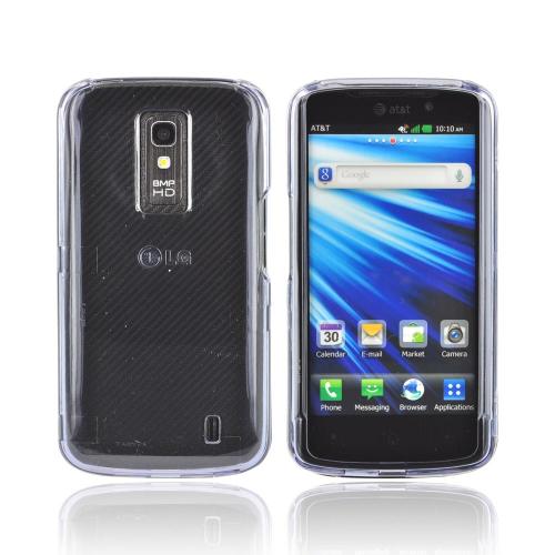 LG Nitro HD Hard Case - Transparent Smoke