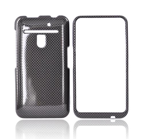 LG Revolution, LG Esteem Hard Case - Carbon Fiber