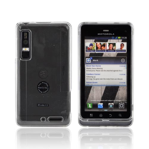Motorola Droid 3 Hard Case - Clear